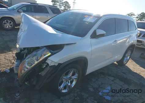 2015 Toyota Highlander Limited V6 from USA, damaged, VIN 5TDYKRFHXFS105780